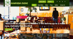 Desktop Screenshot of annapurnacuisine.com